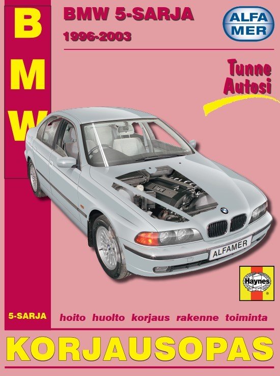 BMW 5-sarja 1996-2003 korjausopas suomeksi - Alfamer