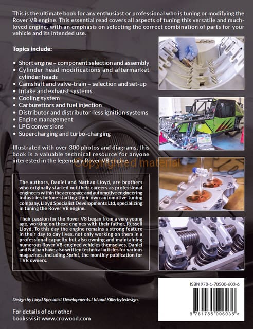 Tuning and Modifying the Rover V8 Engine