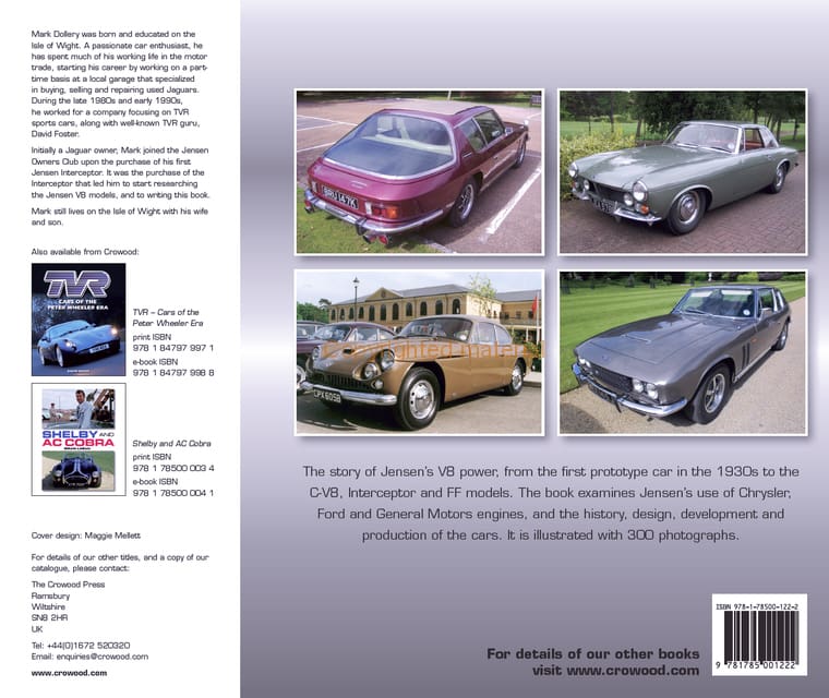 JENSEN V8 - The Complete Story of the American-Powered Cars
