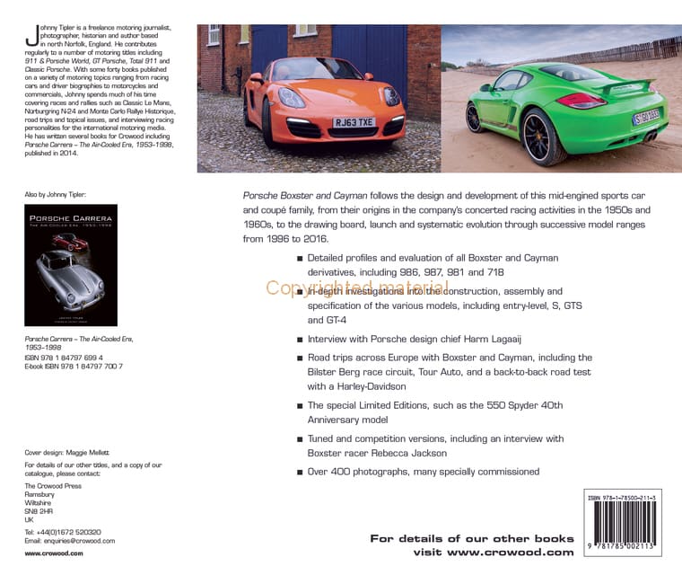 Porsche Boxster and Cayman - The Complete Story