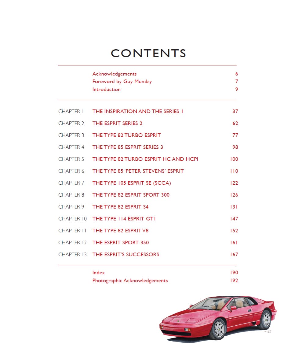 Lotus Esprit - The Complete Story