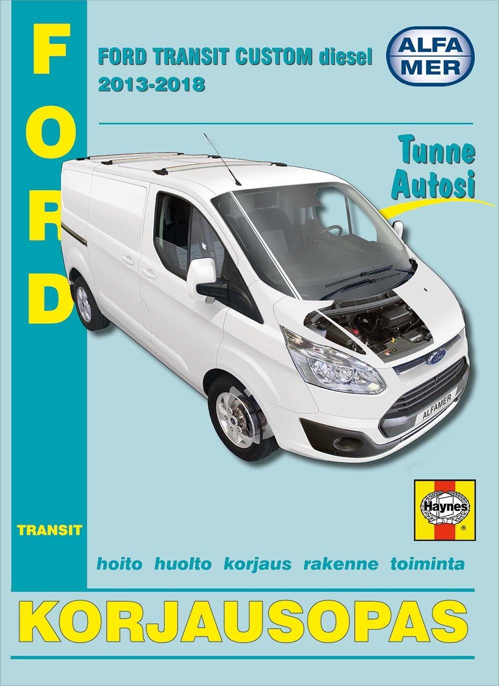 Ford Transit Custom diesel 2013-2018 korjausopas suomeksi - Alfamer
