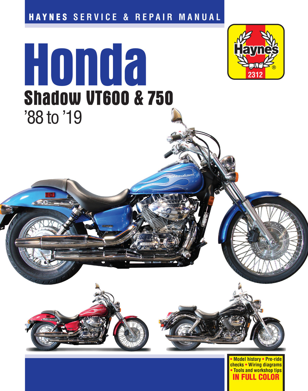 Honda Shadow VT600&750 1988-2019