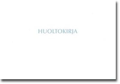 Maintenance book, A5L, 16 pages