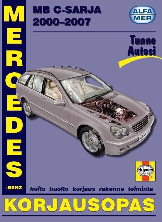 Mercedes-Benz C-sarja 2000-2007 korjausopas suomeksi - Alfamer