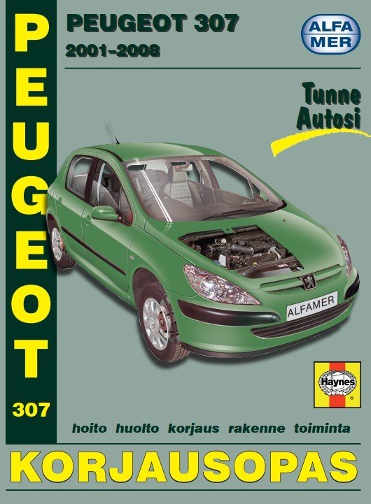 Peugeot 307 2001-2008 korjausopas suomeksi - Alfamer