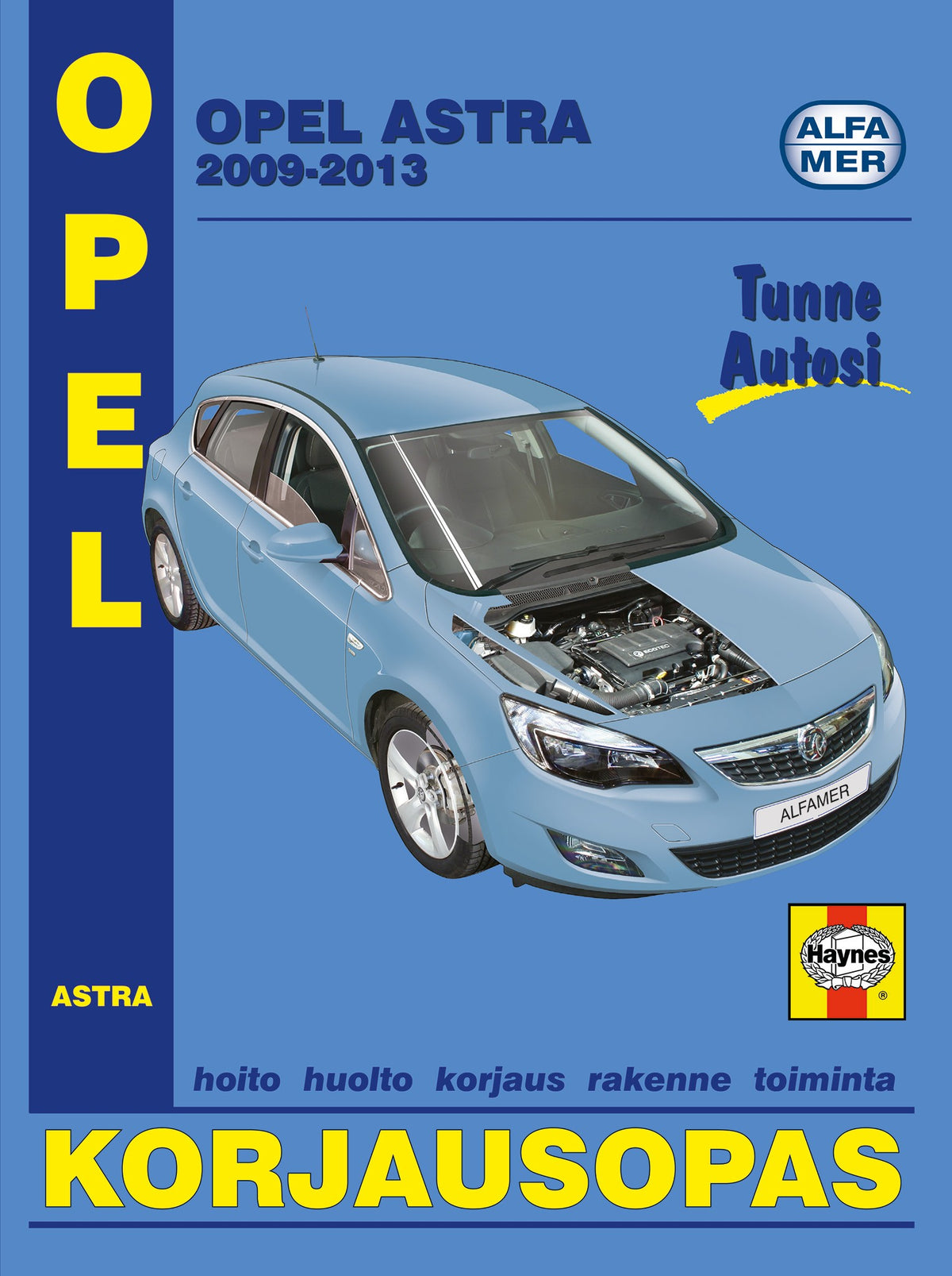 Opel Astra 2009-2013 korjausopas suomeksi - Alfamer