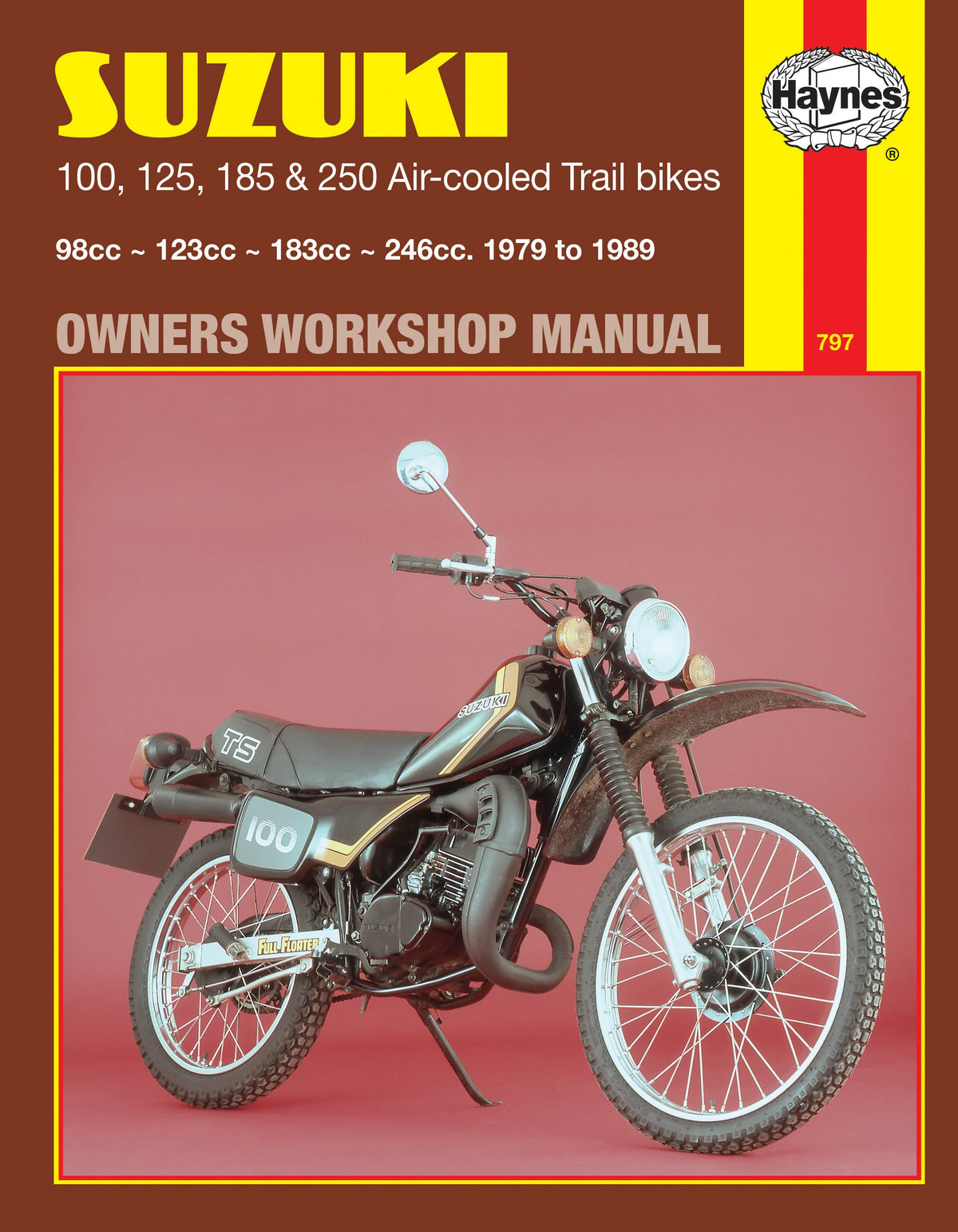Suzuki 100, 125, 185 & 250 Air-cooled Trail bikes1979-1989