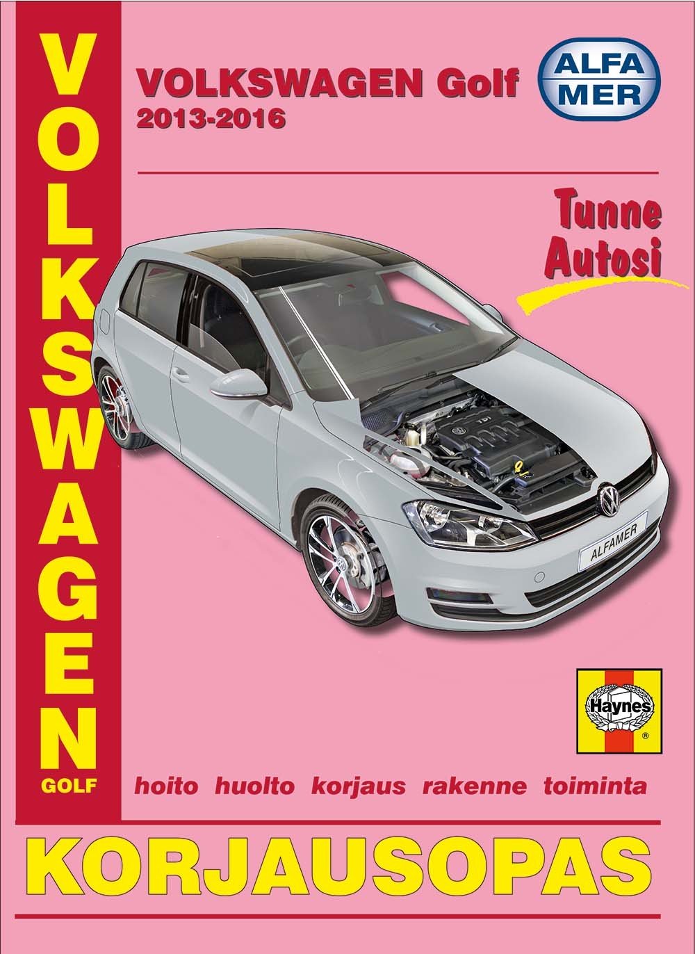 VW Golf bensiini/diesel 2013-2016 korjausopas suomeksi - Alfamer