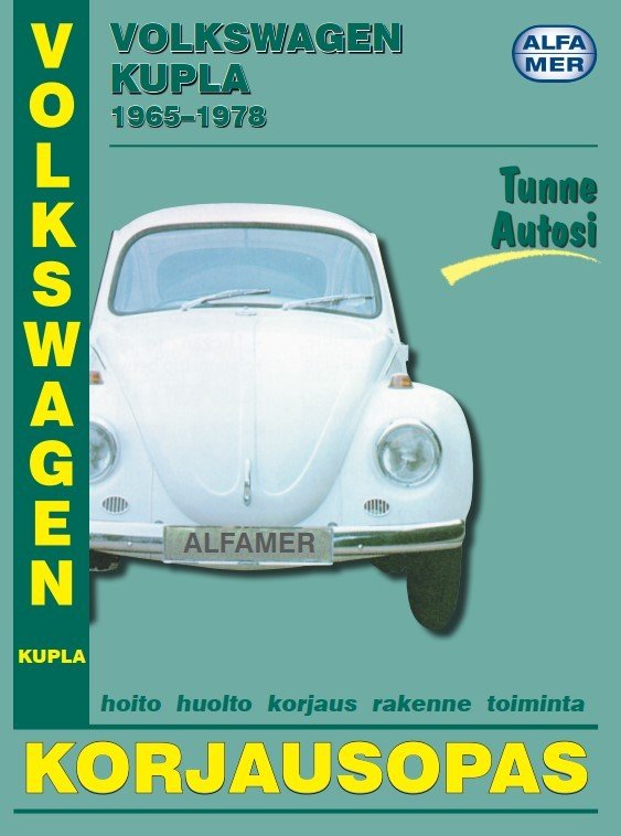 VW Kupla 1965-1978 korjausopas suomeksi - Alfamer