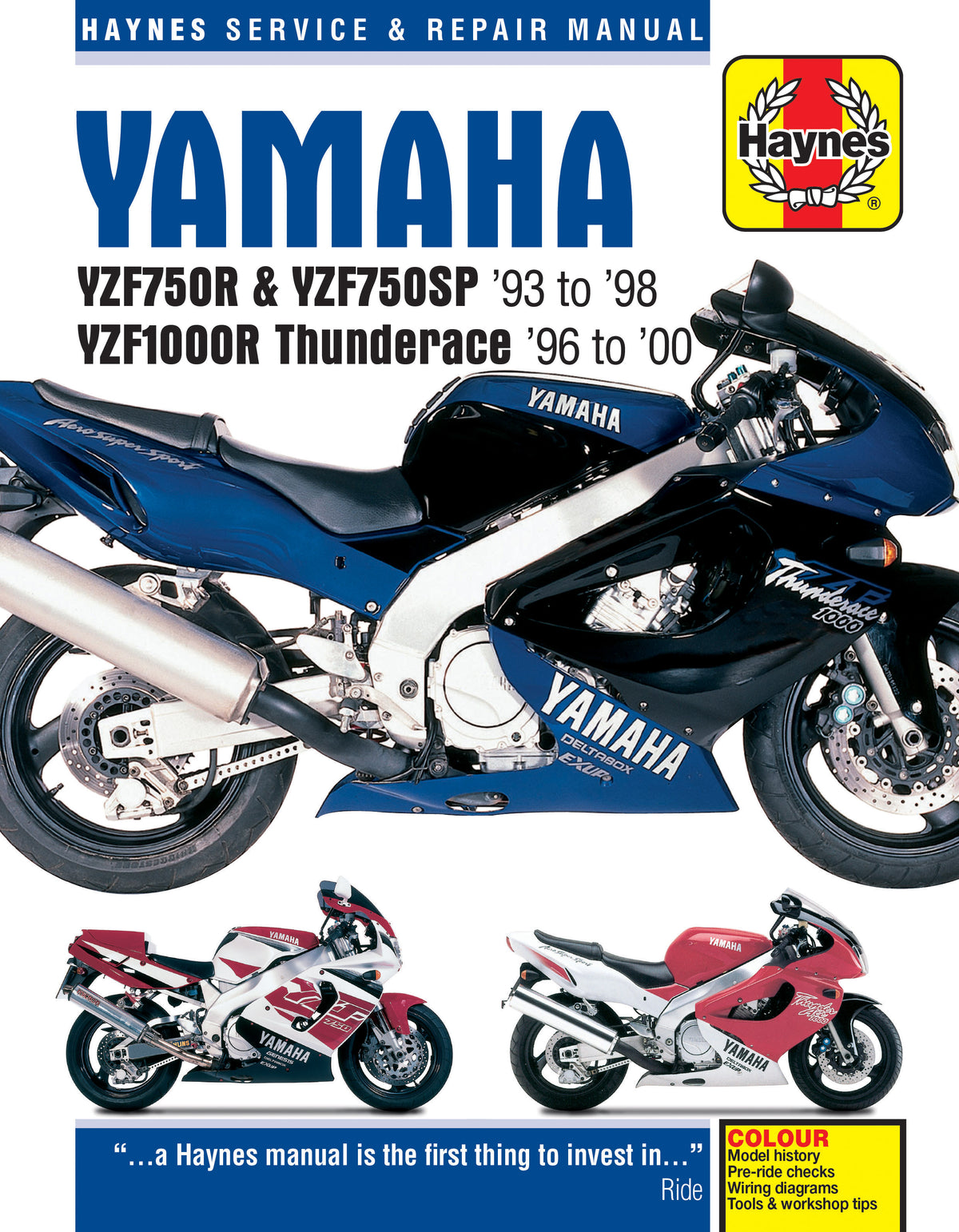 Yamaha YZF750R & YZF750SP & YZF1000R Thunderace 1993-2000