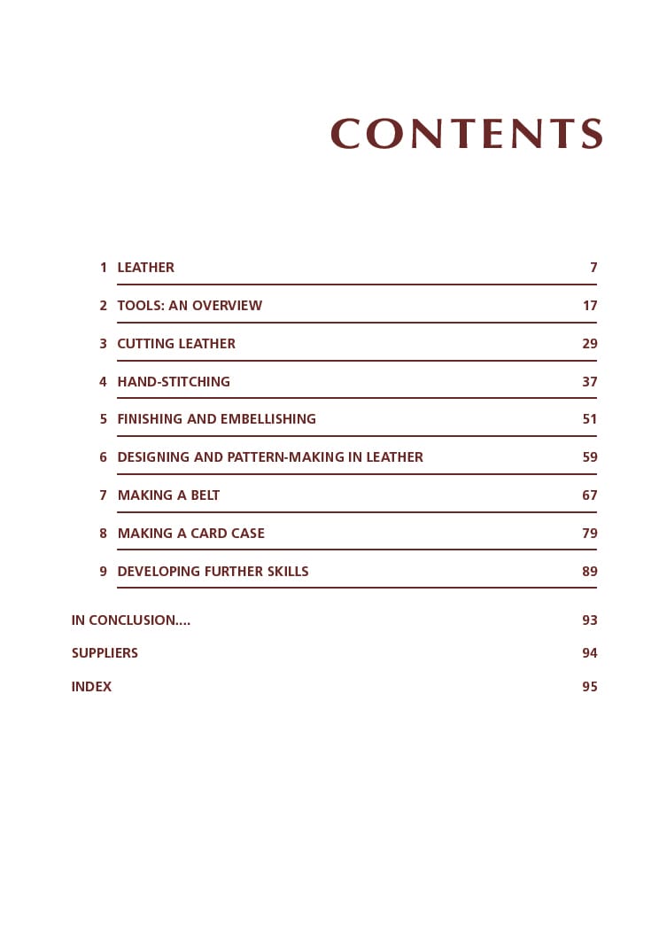 The Artisan’s Guide to Leatherwork