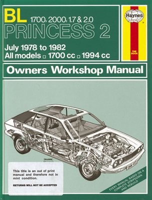 BL 1700/2000 Princess 2 1978 - 1982