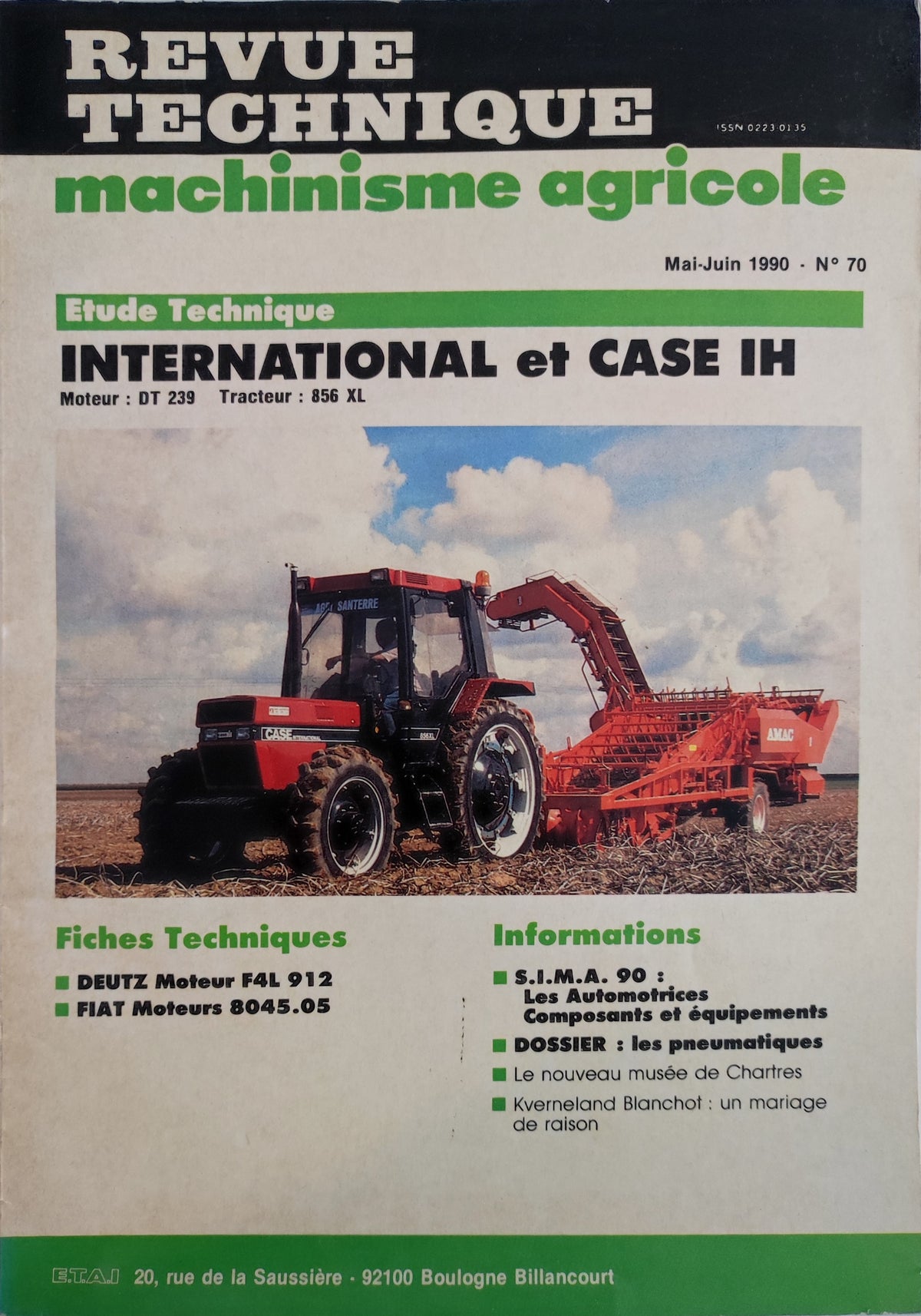 International et Case IH 856 XL DT 239