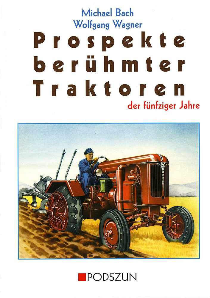Prospekte beruhmter Traktoren der funfziger Jahre