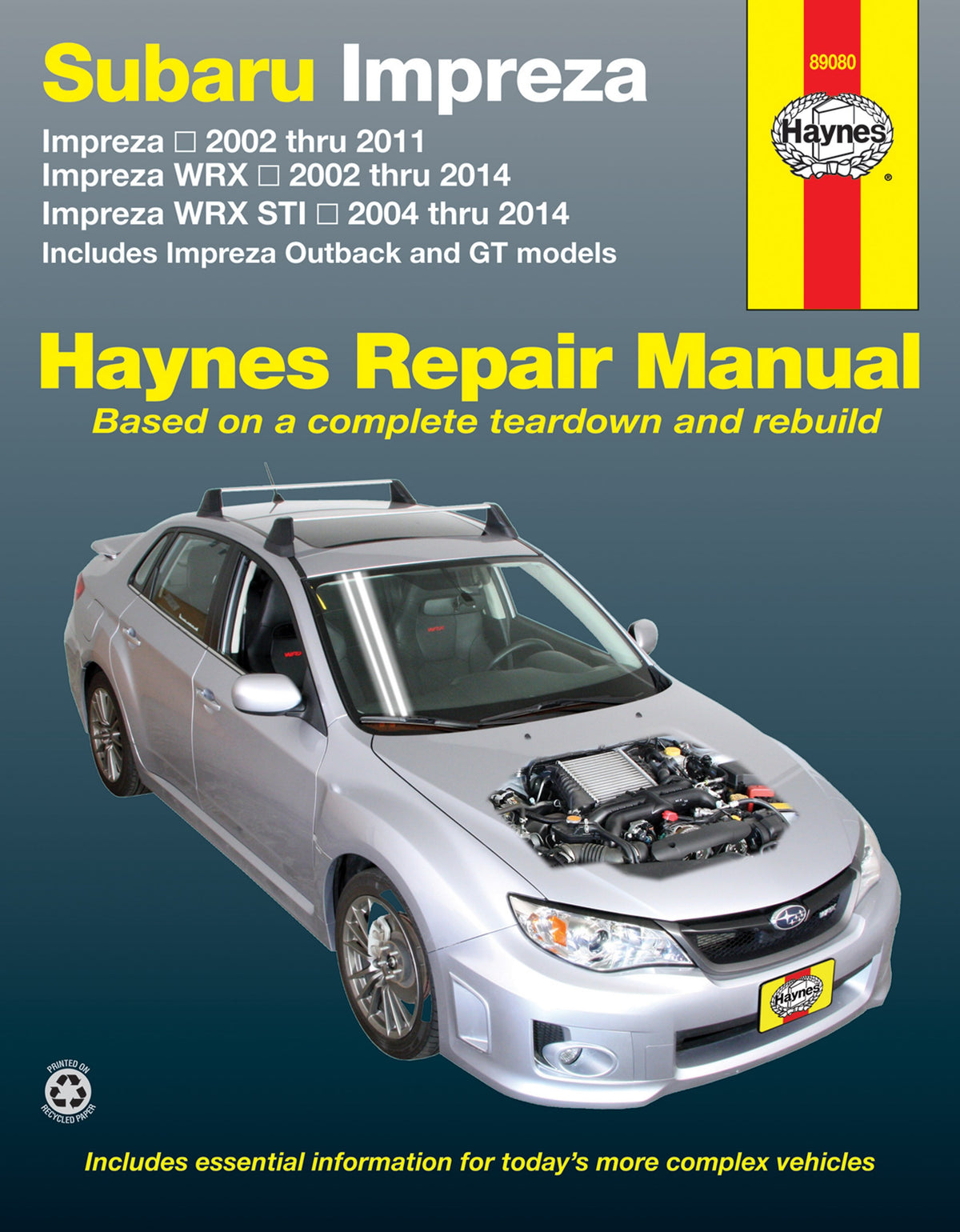 Subaru Impreza 2002 - 2011, WRX/WRX STI 2002 - 2014