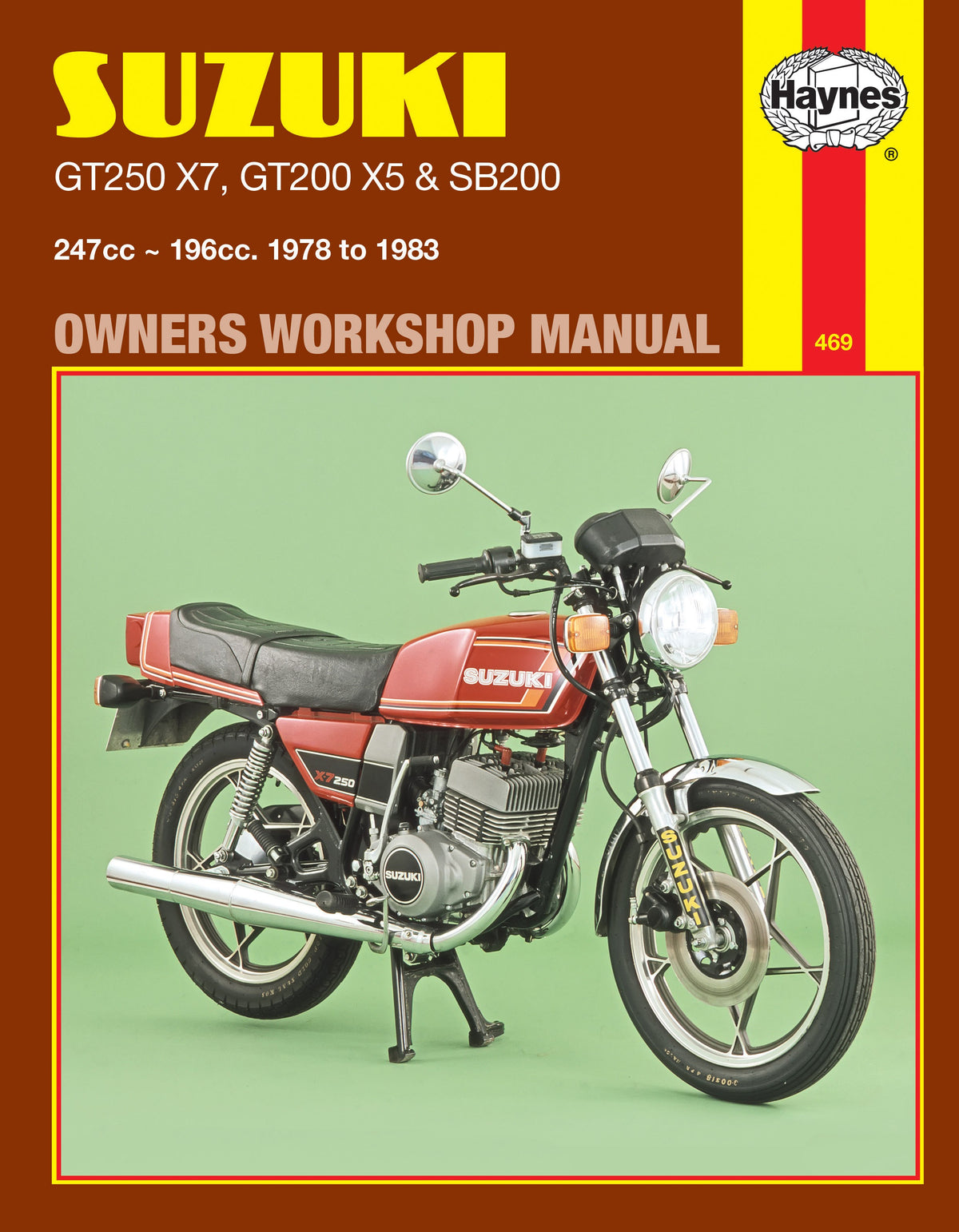Suzuki GT250X7,GT200X5 & SB200 Twins 1978-83