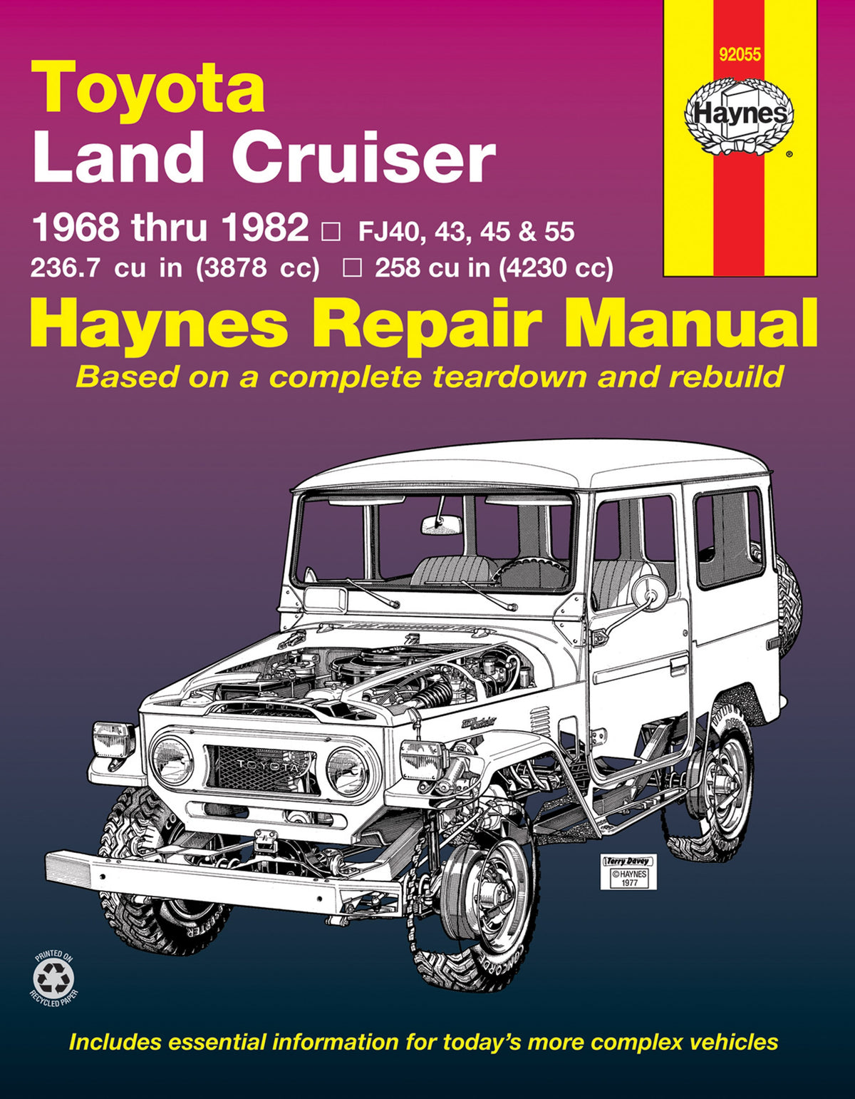 Toyota Land Cruiser FJ40, FJ43, FJ45 & FJ55 1968 - 1982