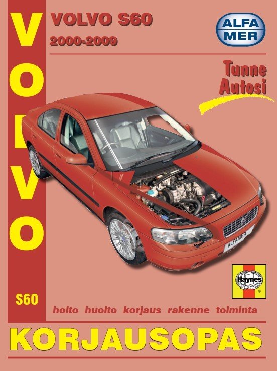Volvo S60 2000-2009 korjausopas suomeksi - Alfamer