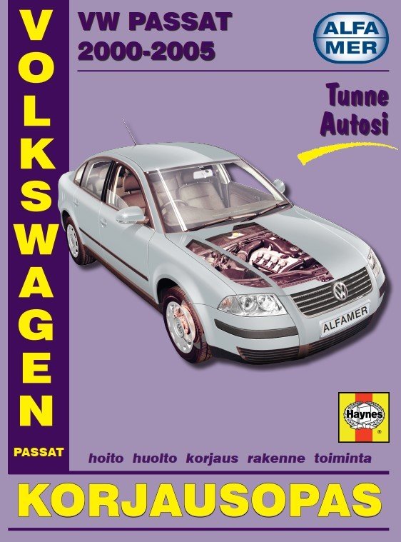 VW Passat 2000-2005 korjausopas suomeksi - Alfamer